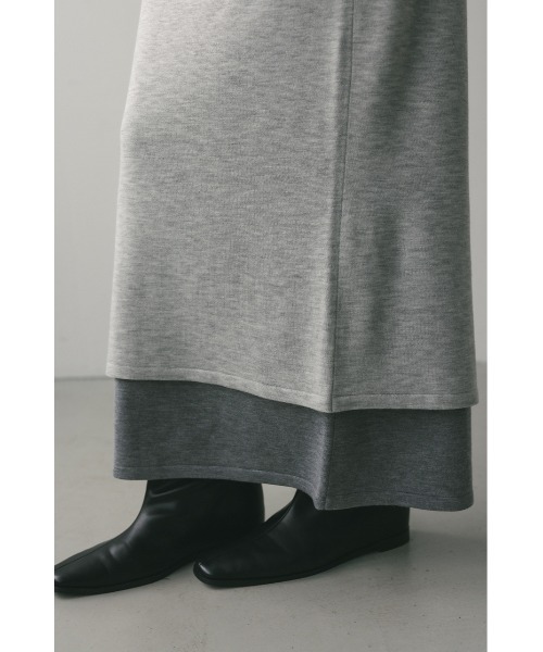 STYLEMIXER（スタイルミキサー） スカート レイヤードニットスカート