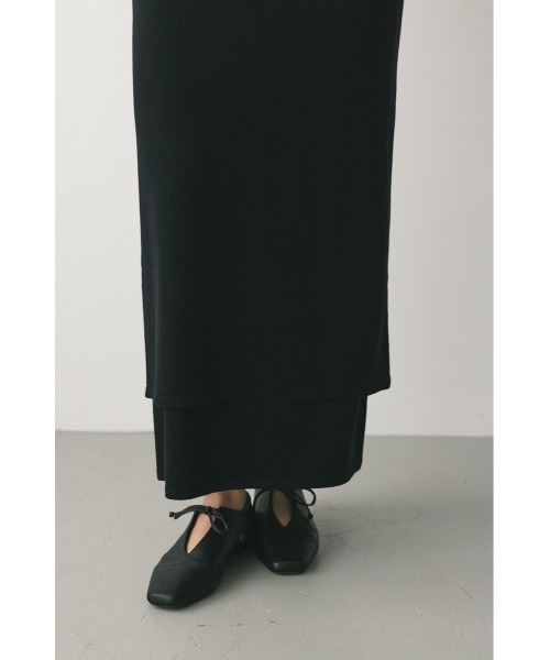 STYLEMIXER（スタイルミキサー） スカート レイヤードニットスカート