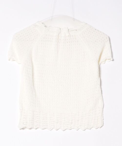 「Uenui」 半袖ニット FREE ブラック レディース_画像2