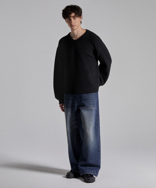 その他ブランド / PERIODEIA/ニット・セーター(厚手)/1/ポリエステル/BLK セーター ニット 「Parts Lab.」Basic Knit PO / ベーシックニットプル