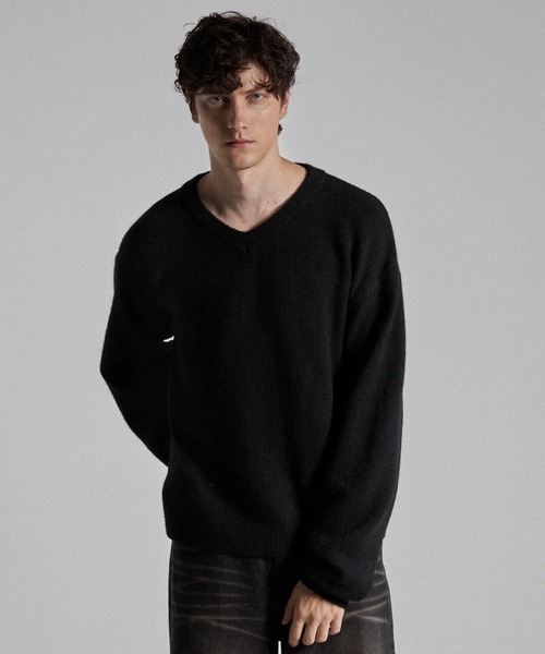 ベーシックニット★ブラック Parts Lab. セーター ニット 「Parts Lab.」Basic Knit PO