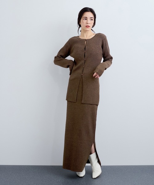 「LE CERCLE par rope'」 ニットカーディガン FREE ブラウン レディース_画像7