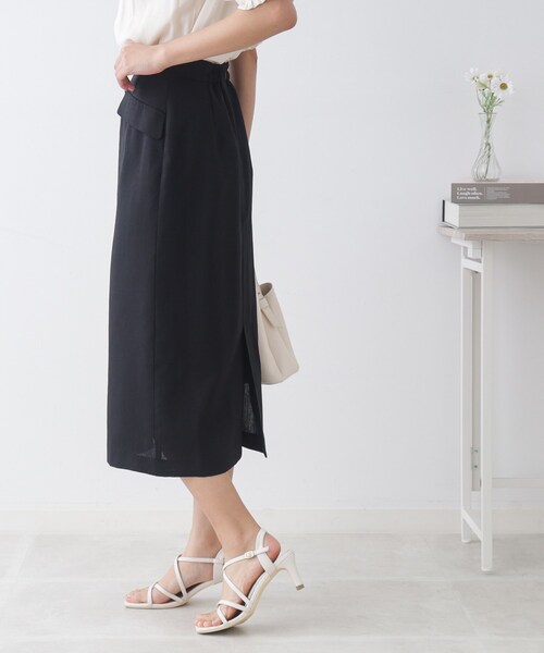 「couture brooch」 タイトスカート 38 ナチュラル レディース_画像5