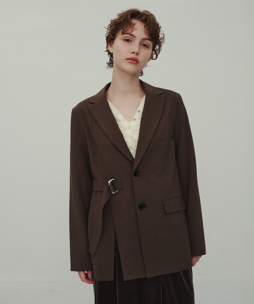CITY TOKYO ジャケット テーラードジャケット Belted Tailored Jacket
