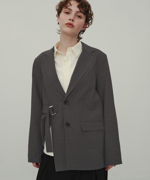 CITY TOKYO ジャケット テーラードジャケット Belted Tailored Jacket