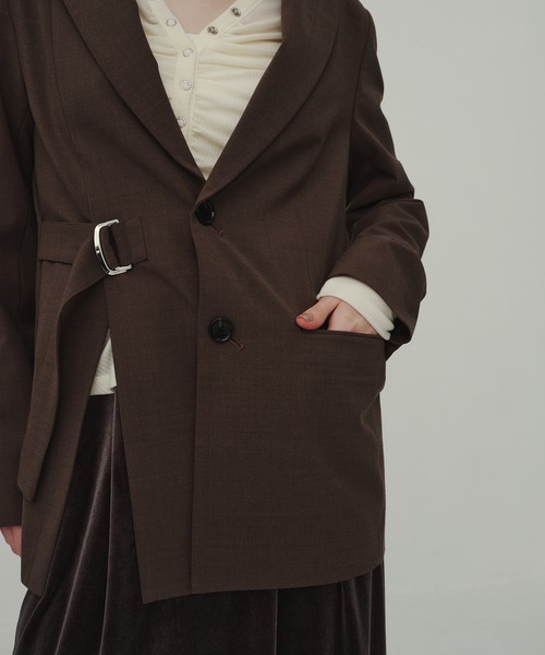 CITY TOKYO ジャケット テーラードジャケット Belted Tailored Jacket