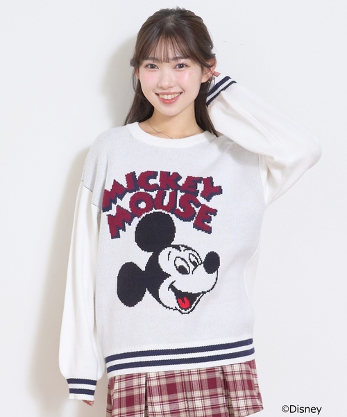 LOVETOXIC ニット セーター 「Disney」フェイスニット キッズ 子供服