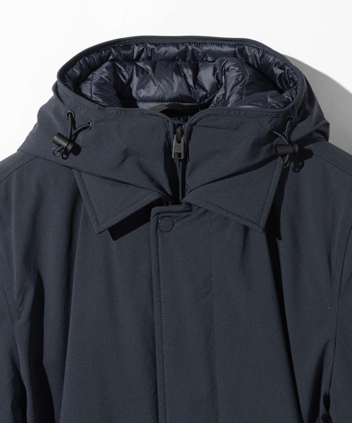 ダウンジャケット ダウン WOOLRICH STRETCH 2IN1 CARCOAT ウールリッチ  ツーインワン カーコート ダウンジャケットの画像