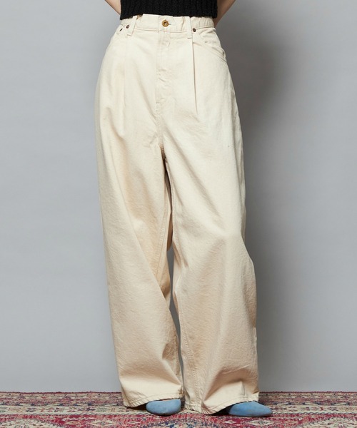 ジーンズ デニム デニムパンツ 「101 101周年記念特別モデル」TUCK RIDERSPANTS デニムパンツ セットアップ可 レディース_18