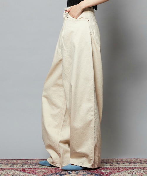 ジーンズ デニム デニムパンツ 「101 101周年記念特別モデル」TUCK RIDERSPANTS デニムパンツ セットアップ可 レディース_19