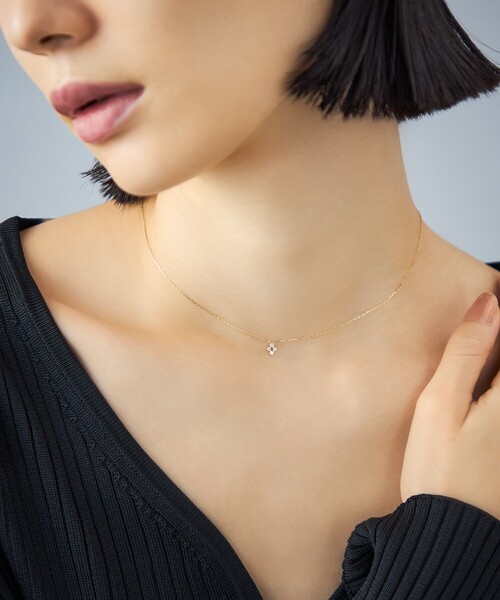 Jouete（ジュエッテ） ネックレス K18 ネックレス ダイヤモンド