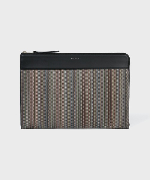 クラッチバッグ コーテッドキャンバス ドキュメントケース「553401 N012C」 メンズ