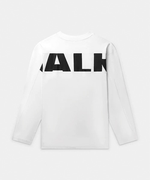 BALR.（ボーラー） 長袖Tシャツ X-SMALL ホワイト×ブラック メンズ