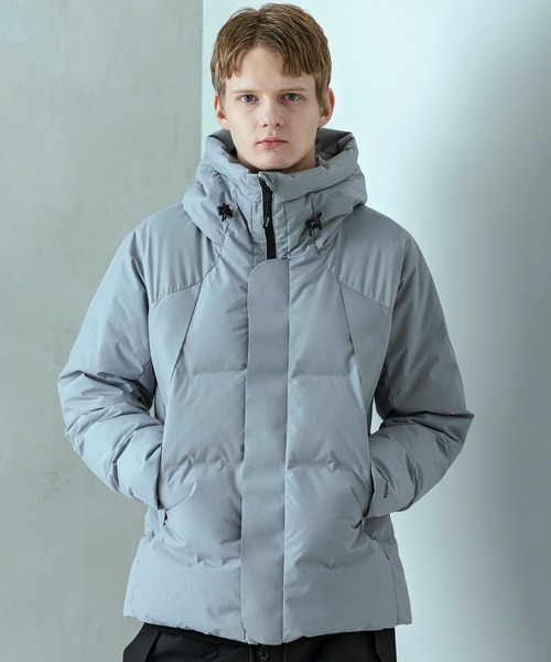 みかんさん専用です！ ロングダウンジャケット グレー フード付き phenix（プラスフェニックス） ダウンジャケット ダウン 「WEB・直営店