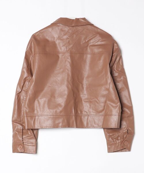 「Ulysses」 ライダースジャケット F ブラウン レディース_画像2