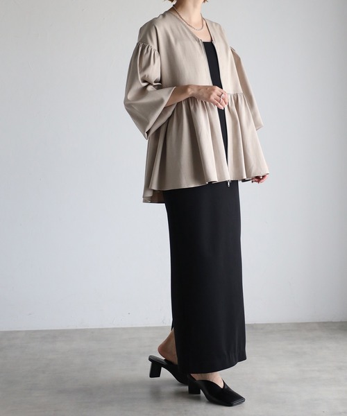 「meilmada」 ブルゾン FREE チャコールグレー レディース_画像3