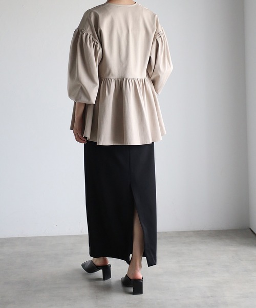 「meilmada」 ブルゾン FREE チャコールグレー レディース_画像4