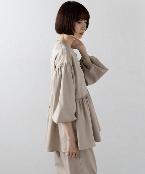 「meilmada」 ブルゾン FREE チャコールグレー レディース_画像8