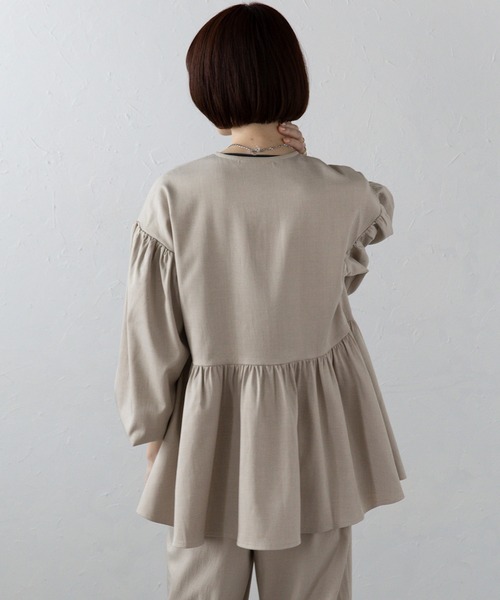 「meilmada」 ブルゾン FREE チャコールグレー レディース_画像9