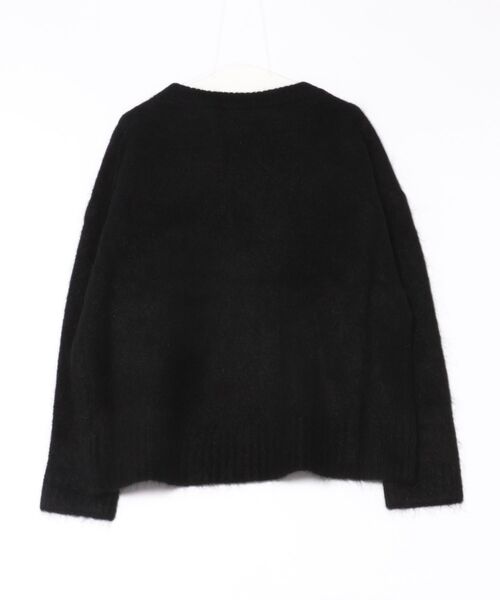 HER. ニット セーター モヘア混ニットプルオーバー レディース