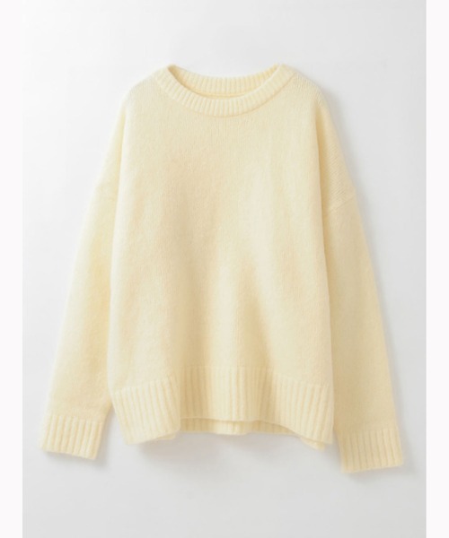 HER. ニット セーター モヘア混ニットプルオーバー レディース