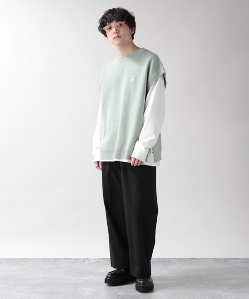 「RAGEBLUE」 スラックス LARGE グレー メンズ_画像4