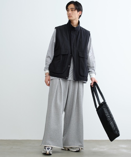 「SINSS」 ベスト SMALL ライトグレー メンズ_画像3