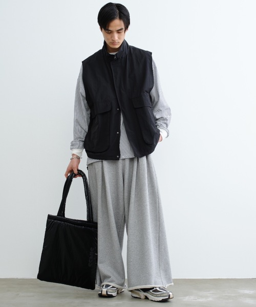 「SINSS」 ベスト SMALL ライトグレー メンズ_画像4