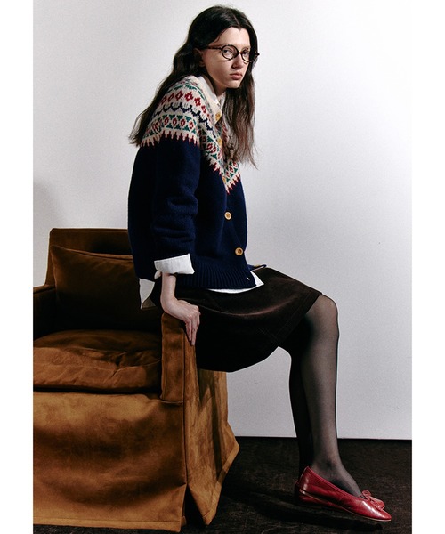 Fano Studios」 ニットカーディガン S アイボリー レディース