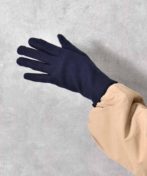 Bleu Bleuet（ブルーブルーエ） 手袋 ボタンバイカラー指フード