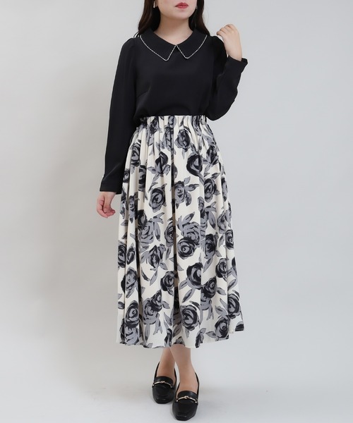 「ASTORIA ODIER」 長袖ブラウス MEDIUM ブラック レディース_画像4