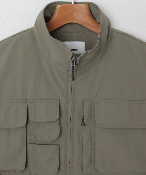 「ANME」 ベスト M ライトカーキ レディース_画像2