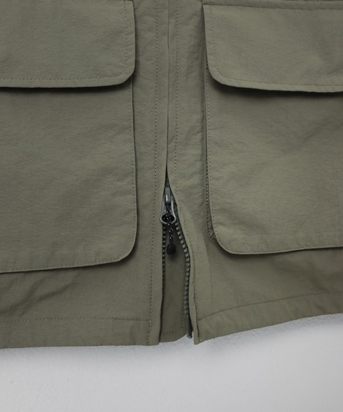 「ANME」 ベスト M ライトカーキ レディース_画像9