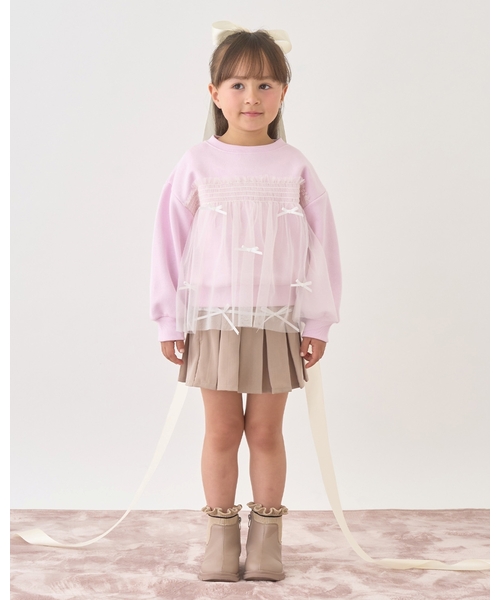 スカート 「Lycee mine バレエシリーズ」ボックスプリーツスカート