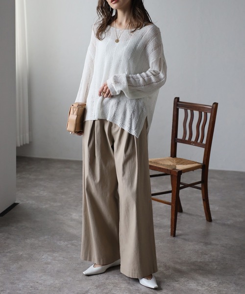 「Bonjour Sagan」 「HUNCH」パンツ FREE カーキ レディース_画像4