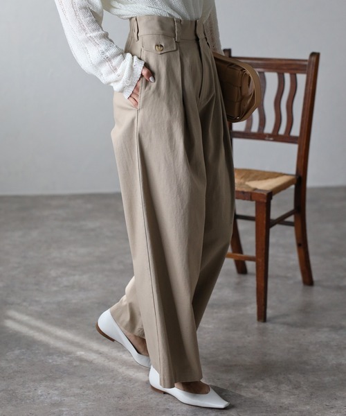 「Bonjour Sagan」 「HUNCH」パンツ FREE カーキ レディース_画像5