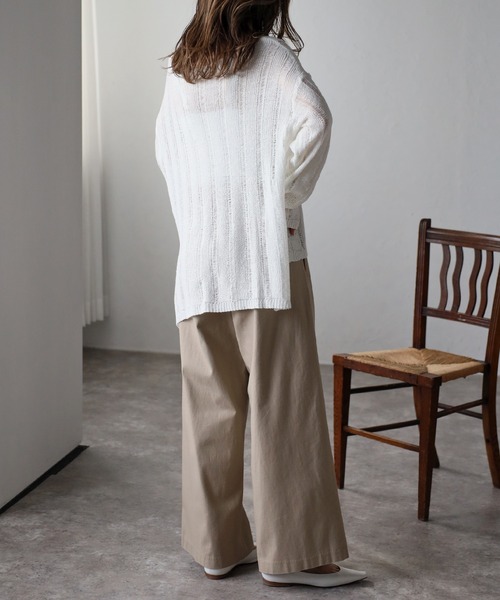 「Bonjour Sagan」 「HUNCH」パンツ FREE カーキ レディース_画像8