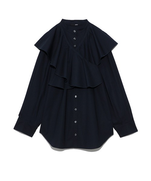 「styling/」 長袖ブラウス FREE ブラウン レディース_画像2