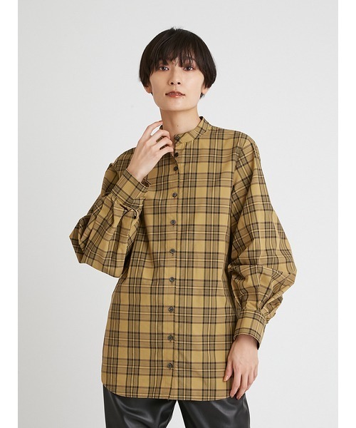 「styling/」 長袖ブラウス FREE ブラウン レディース_画像6