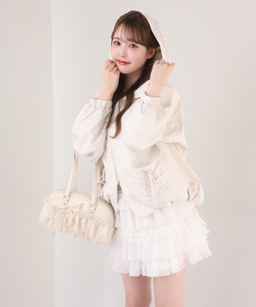 one after another NICE CLAUP スカート フリルティアードミニスカート