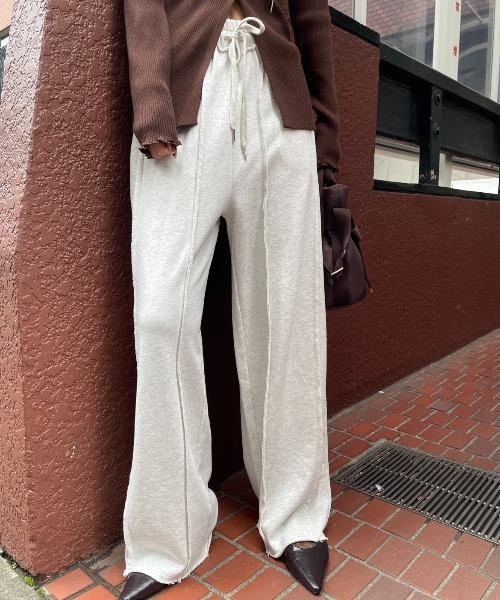 AIC. スウェットパンツ FREE ライトグレー レディース : ZOZOTOWN