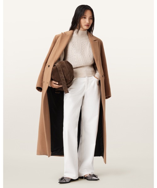 コート チェスターコート NELLIE DOUBLE BREASTED COAT | NELLIE ダブル ブレスト コート レディースの画像