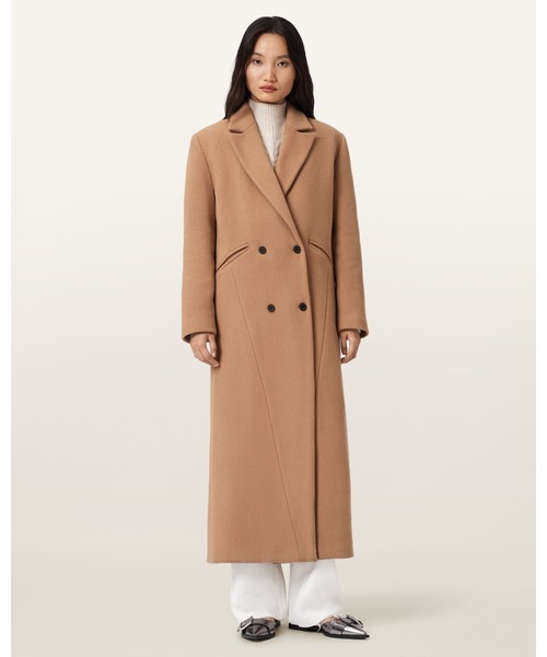 コート チェスターコート NELLIE DOUBLE BREASTED COAT | NELLIE ダブル ブレスト コート レディースの画像