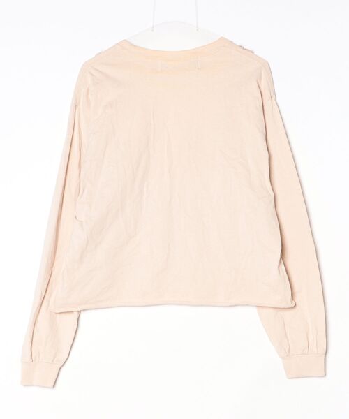 「dahl'ia」 フリル長袖カットソー - ベージュ レディース_画像2