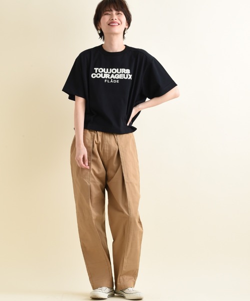 「blanc basque」 半袖Tシャツ FREE ホワイト レディース_画像9
