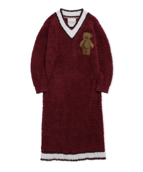 gelato pique（ジェラートピケ） 長袖ワンピース FREE ネイビー