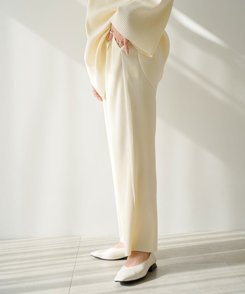 「rectangle」 イージーパンツ FREE ブラック レディース_画像8