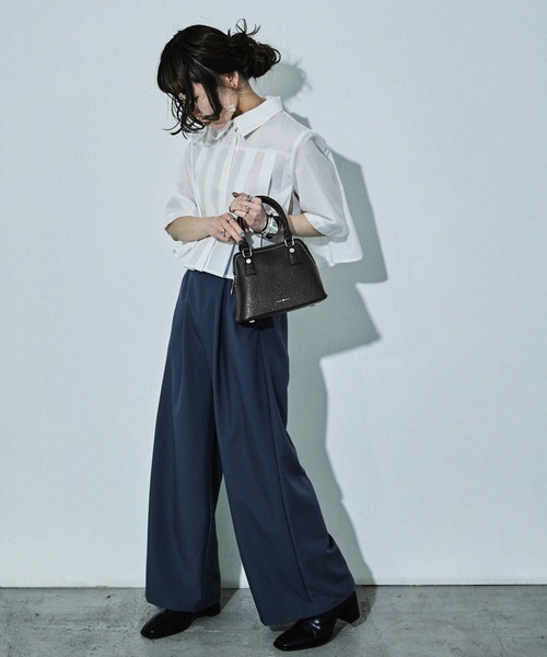 「HUNDRED」 2WAYバッグ ONE SIZE グレイッシュベージュ レディース_画像8