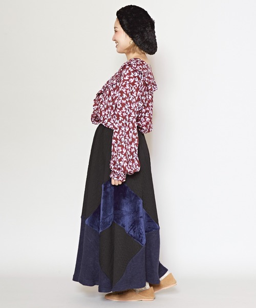 「チャイハネ」 「Amina」フレアスカート FREE ベージュ レディース_画像8