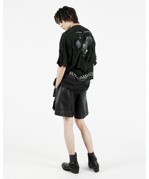 パンツ FORSOMEONE TACTICS SHORTS LEATHER メンズの画像